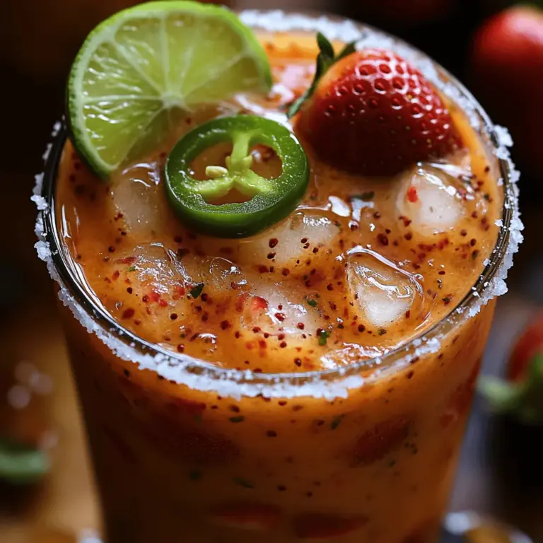 The Strawberry Jalapeño Margarita is a perfect example of how contrasting flavors can harmonize beautifully. The sweetness of ripe strawberries balances the heat from jalapeño peppers, while the tartness of lime juice adds brightness, creating a well-rounded taste experience. To understand how to achieve this balance, let’s examine the components of the cocktail more closely.