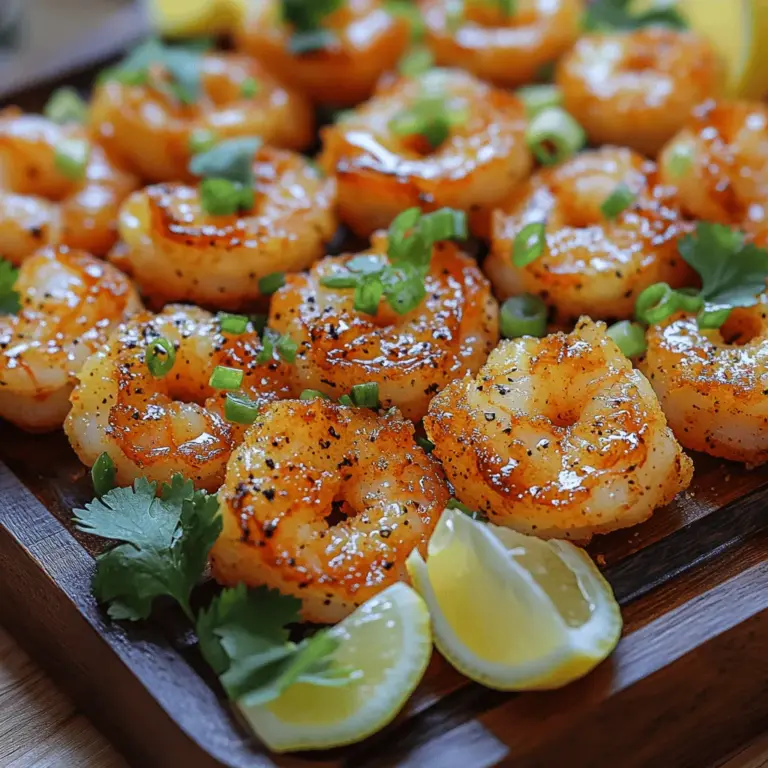 If you're on the hunt for a dish that perfectly balances flavor and texture, look no further than Salt and Pepper Crispy Shrimp. This delightful seafood dish has gained popularity in various culinary circles, renowned for its addictive crunch and savory taste. Whether you're hosting a dinner party, preparing a casual family meal, or simply indulging in a snack, this recipe offers versatility that appeals to all palates.