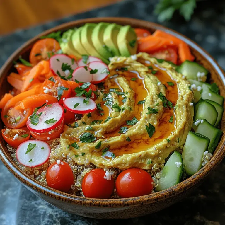 In recent years, veggie bowls have surged in popularity as a staple of healthy eating. These vibrant, nutrient-packed meals not only cater to the growing demand for plant-based options but also provide a versatile canvas for creativity in cooking. The Roasted Garlic Hummus Veggie Bowl stands out among the myriad of veggie bowl recipes, offering a delightful combination of flavors, textures, and health benefits. This nourishing dish is perfect for lunch, dinner, or even as a snack, making it a great addition to any meal plan.