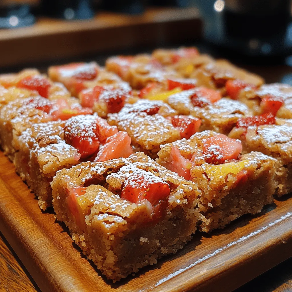 When it comes to delightful desserts, blondies are an often-overlooked gem. Soft, chewy, and bursting with flavor, these treats are the perfect alternative to their rich, chocolatey counterparts—the brownies. Imagine biting into a luscious blondie that combines the delightful sweetness of strawberries with the zesty brightness of lemons. This is where our Strawberry Lemon Blondies Delight comes into play, offering a deliciously vibrant twist on a classic favorite.