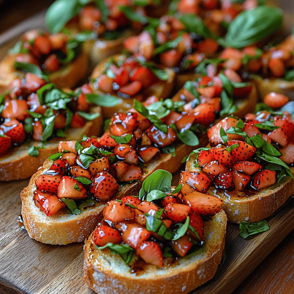 When it comes to appetizers that captivate both the eye and the palate, Berry Fresh Basil Bruschetta stands out as a quintessential choice. This delightful dish showcases a harmonious blend of flavors, where the sweetness of ripe strawberries meets the earthy aroma of fresh basil. The result is a tantalizing combination that not only pleases the taste buds but also creates a stunning presentation for any gathering.
