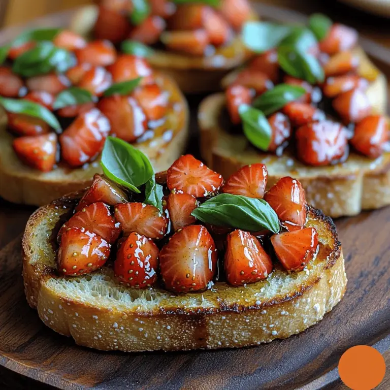 When it comes to appetizers that captivate both the eye and the palate, Berry Fresh Basil Bruschetta stands out as a quintessential choice. This delightful dish showcases a harmonious blend of flavors, where the sweetness of ripe strawberries meets the earthy aroma of fresh basil. The result is a tantalizing combination that not only pleases the taste buds but also creates a stunning presentation for any gathering.
