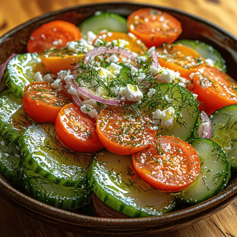 As the summer sun graces us with its warm embrace, our culinary cravings often shift towards refreshing salads that embody the essence of the season. Salads have become a staple in summer cuisine, celebrated not only for their lightness but also for their ability to showcase vibrant, flavorful ingredients. Among the myriad of salad options, the Zesty Lemon Dill Cucumber Salad stands out as a delightful blend of crispness, color, and zest, making it a perfect addition to any summer meal.