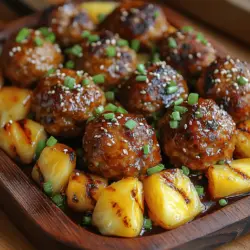 Discover a delightful twist on classic meatballs with our Juicy Teriyaki Pineapple Meatballs recipe. This dish combines the savory flavors of teriyaki sauce with the sweetness of pineapple, creating a mouth-watering experience that’s perfect for family dinners, parties, or as a quick weeknight meal. Whether you're looking to impress guests at your next gathering or simply want to enjoy a unique dish with your family, these meatballs are sure to satisfy. In this article, we’ll dive into the ingredients, preparation methods, and tips to make these meatballs a standout dish that will become a regular feature on your dinner table.