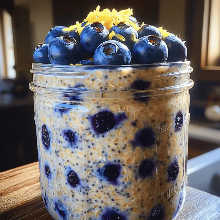 In recent years, overnight oats have surged in popularity as a convenient, nutritious breakfast option that caters to busy lifestyles. This no-cook breakfast solution has become a staple for health-conscious individuals seeking a satisfying and wholesome meal to kickstart their day. Among the myriad of combinations, Zesty Lemon Blueberry Bliss Overnight Oats stand out for their vibrant flavors and health benefits. This delightful recipe not only tantalizes your taste buds but also packs a nutritional punch, making it an ideal choice for anyone looking to enhance their breakfast routine.