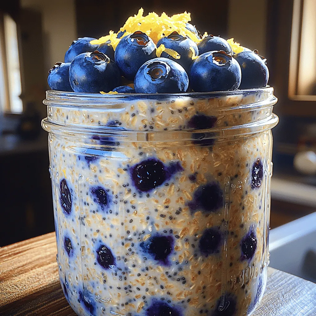 In recent years, overnight oats have surged in popularity as a convenient, nutritious breakfast option that caters to busy lifestyles. This no-cook breakfast solution has become a staple for health-conscious individuals seeking a satisfying and wholesome meal to kickstart their day. Among the myriad of combinations, Zesty Lemon Blueberry Bliss Overnight Oats stand out for their vibrant flavors and health benefits. This delightful recipe not only tantalizes your taste buds but also packs a nutritional punch, making it an ideal choice for anyone looking to enhance their breakfast routine.