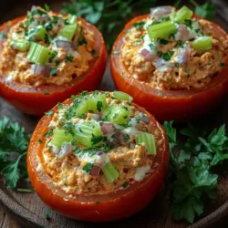Tuna Stuffed Tomatoes Delight is not just a dish; it’s a culinary experience that embodies freshness, health, and versatility. This delightful recipe features juicy, ripe tomatoes filled with a savory tuna mixture, making it an ideal choice for various occasions. Whether you're looking for a light lunch, a satisfying dinner, or an impressive appetizer for your next gathering, this dish is sure to please everyone at the table.