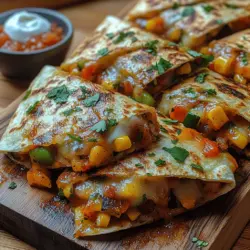 Quesadillas have long been a cherished staple in many households, known for their delightful blend of flavors and textures. Their versatility makes them a popular choice for meals, snacks, or appetizers, allowing cooks to customize fillings based on personal preferences and dietary restrictions. Whether you prefer a classic cheese quesadilla or something more adventurous, the options are endless. Enter the Crunchy Air Fryer Veggie Quesadilla Triangles – a modern twist that not only satisfies cravings but also aligns with healthier cooking practices.