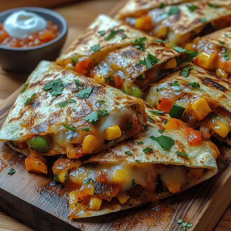 Quesadillas have long been a cherished staple in many households, known for their delightful blend of flavors and textures. Their versatility makes them a popular choice for meals, snacks, or appetizers, allowing cooks to customize fillings based on personal preferences and dietary restrictions. Whether you prefer a classic cheese quesadilla or something more adventurous, the options are endless. Enter the Crunchy Air Fryer Veggie Quesadilla Triangles – a modern twist that not only satisfies cravings but also aligns with healthier cooking practices.