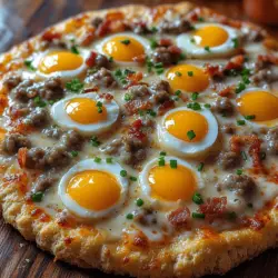 In recent years, breakfast pizzas have become a trendy staple in modern cuisine, captivating the taste buds of food enthusiasts everywhere. This delightful twist on traditional pizza combines the best of both worlds—savory breakfast favorites and classic pizza elements—creating a dish that is not only filling but also satisfying. One standout recipe that embodies this delicious union is the "Breakfast Bliss: Biscuits and Sausage Gravy Pizza."