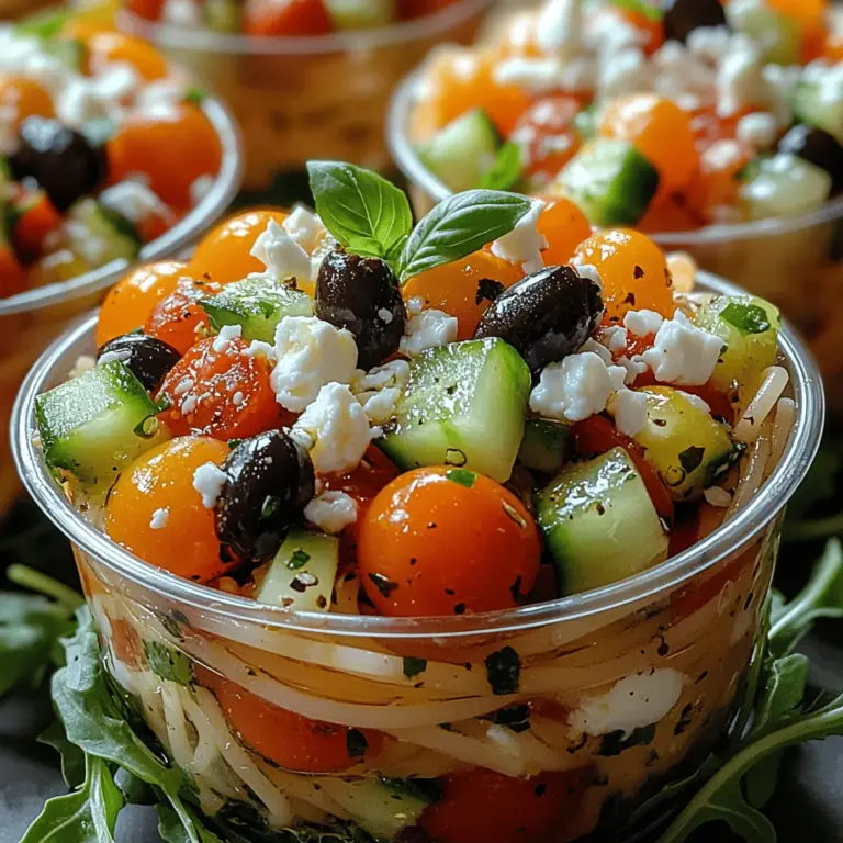 As the warm weather rolls in and the sun shines brighter, the craving for refreshing, light meals intensifies. Cold pasta salads have emerged as a go-to dish for many, offering a deliciously satisfying option that can be enjoyed at picnics, barbecues, or even elegant dinner parties. One delightful variation that stands out is the Chilled Delight: Cold Spaghetti Salad Cups. These charming cups are not only visually appealing but also bursting with vibrant flavors and textures that will leave your taste buds dancing.