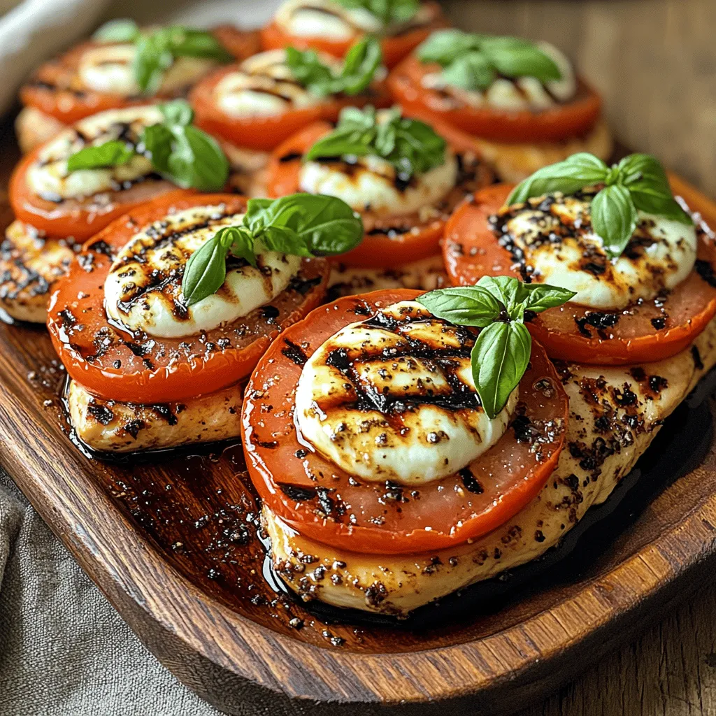 Welcome to the delightful world of Caprese Chicken Delight with Balsamic Harmony—a dish that beautifully captures the essence of Italian cuisine through a harmonious blend of fresh ingredients. This culinary gem is not just a meal; it's an experience that transports your taste buds to sun-soaked Italian gardens, where ripe tomatoes, fragrant basil, and creamy mozzarella come together in a symphony of flavors.