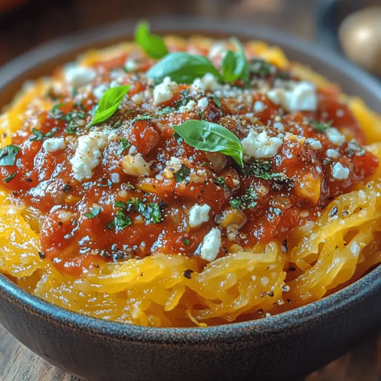 In the ever-evolving world of culinary delights, spaghetti squash has emerged as a superstar, capturing the hearts of health-conscious eaters and pasta enthusiasts alike. This unique vegetable, with its stringy, spaghetti-like texture, serves as a nutritious alternative to traditional pasta, allowing you to indulge in your favorite dishes without the extra calories and carbs. Today, we are excited to introduce you to a delectable recipe: Spaghetti Squash Delight with Zesty Marinara.