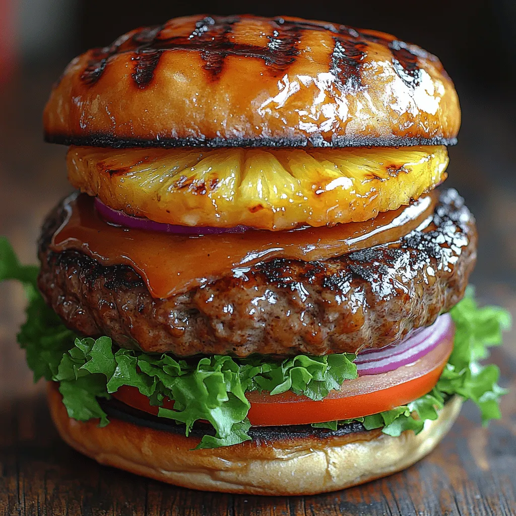 When it comes to grilling season, the classic burger reigns supreme. However, the culinary world has seen a delightful shift in flavors that brings together the best of both sweet and savory elements, creating unique and tantalizing combinations. One such example is the Grilled Pineapple Teriyaki Burger, a dish that perfectly encapsulates the essence of summer with its vibrant flavors and fresh ingredients. This burger not only satisfies your cravings but also offers a refreshing twist that sets it apart from the traditional fare.