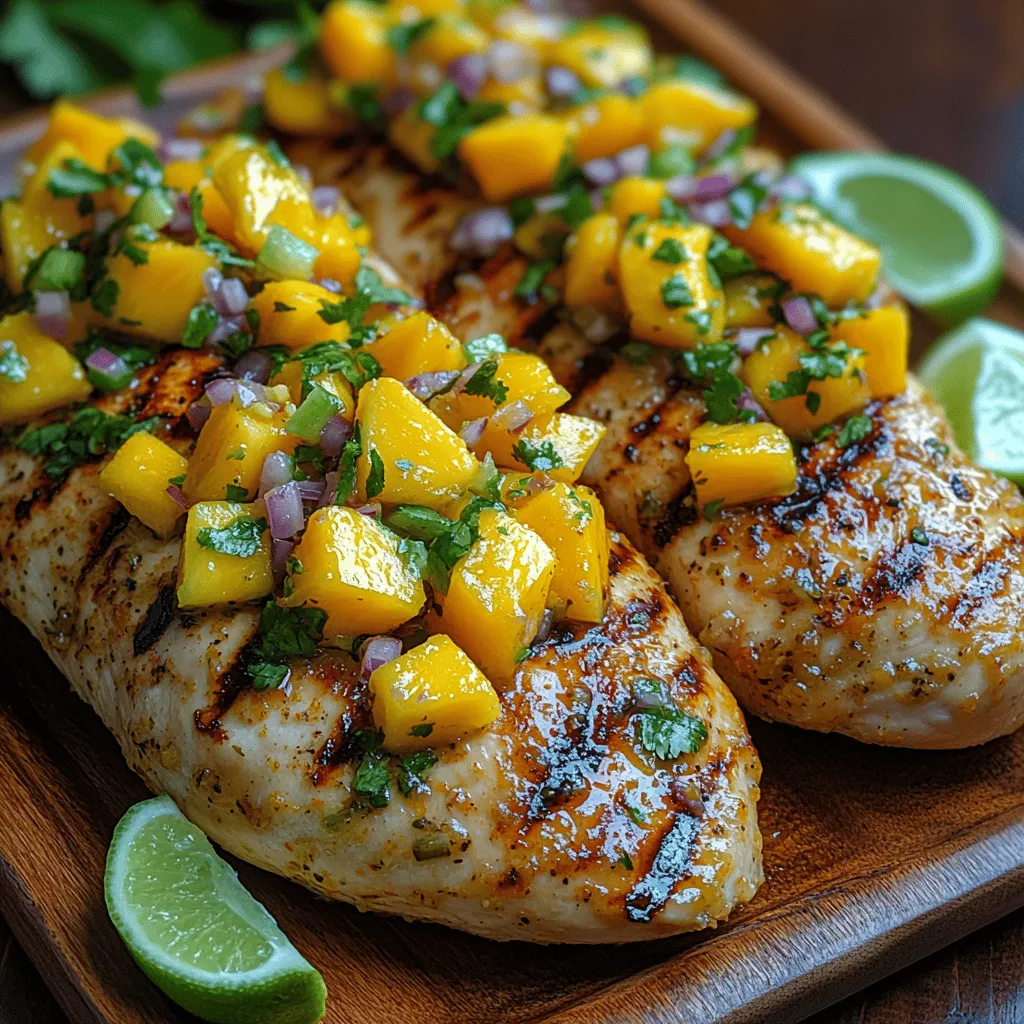 Tropical Delight: Mango Pineapple Salsa Chicken is a vibrant and refreshing dish that brings the tastes of the tropics right to your dinner table. This recipe combines succulent chicken breasts with a zesty salsa made from fresh mango, pineapple, and lime, making it a perfect choice for summer barbecues or weeknight dinners. Not only is it visually stunning, with its bright colors and enticing aroma, but it also offers a delightful balance of flavors that will transport your senses to a sunny beach paradise.