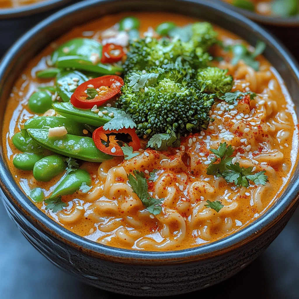 Spicy Thai Coconut Curry Noodles is a culinary gem that embodies the vibrant essence of Thai cuisine. Originating from the bustling streets of Thailand, this dish has gained immense popularity globally for its rich flavors and comforting qualities. The marriage of spicy, creamy, and aromatic elements creates a delightful experience that transports you to the heart of Southeast Asia with every bite.