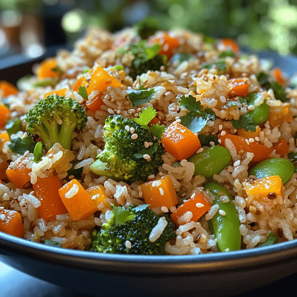 In the world of culinary creativity, few dishes can boast the vibrant appeal and nutritional prowess of Rainbow Veggie-Packed Fried Rice. This delectable meal not only tantalizes the taste buds with its colorful presentation but also serves as a powerhouse of nutrients, making it an excellent choice for anyone looking to enhance their daily vegetable intake. As we strive to eat healthier, incorporating a variety of vegetables into our meals has never been more important. This dish provides a perfect opportunity to do just that, allowing you to mix and match your favorite veggies while enjoying a delightful medley of flavors.