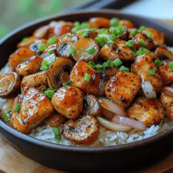 Black Pepper Chicken with Mushrooms is a dish that truly embodies the essence of flavor and satisfaction in a single plate. This recipe is a delightful fusion of tender chicken thighs, earthy mushrooms, and aromatic spices, creating a meal that is both heartwarming and satisfying. With its quick preparation time and minimal ingredient list, it has become a favorite among home cooks seeking a delicious weeknight dinner or a standout dish for special gatherings.