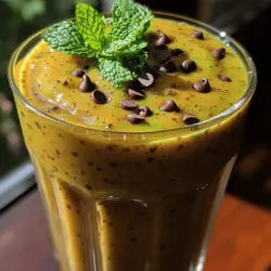 Imagine a creamy concoction that combines the natural sweetness of ripe bananas with the refreshing notes of mint and the rich indulgence of chocolate. The Mint Chocolate Banana Chip Smoothie perfectly balances these elements, making it a fantastic option for anyone looking to enjoy a healthy yet decadent drink. Whether you're in need of a quick breakfast before heading out the door, a post-workout refuel, or a satisfying afternoon snack, this smoothie checks all the boxes.