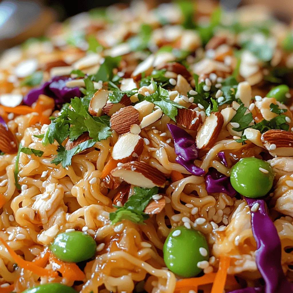 As we navigate the warmer months, the quest for refreshing and nutritious meal options becomes essential. Enter the Crispy Delight Ramen Noodle Chicken Salad—a vibrant dish that marries the satisfying crunch of ramen noodles with tender, juicy chicken and a medley of colorful vegetables. This salad not only tantalizes the taste buds but also offers a delightful contrast of textures, making it an ideal choice for a quick lunch or a light dinner on a sunny day.
