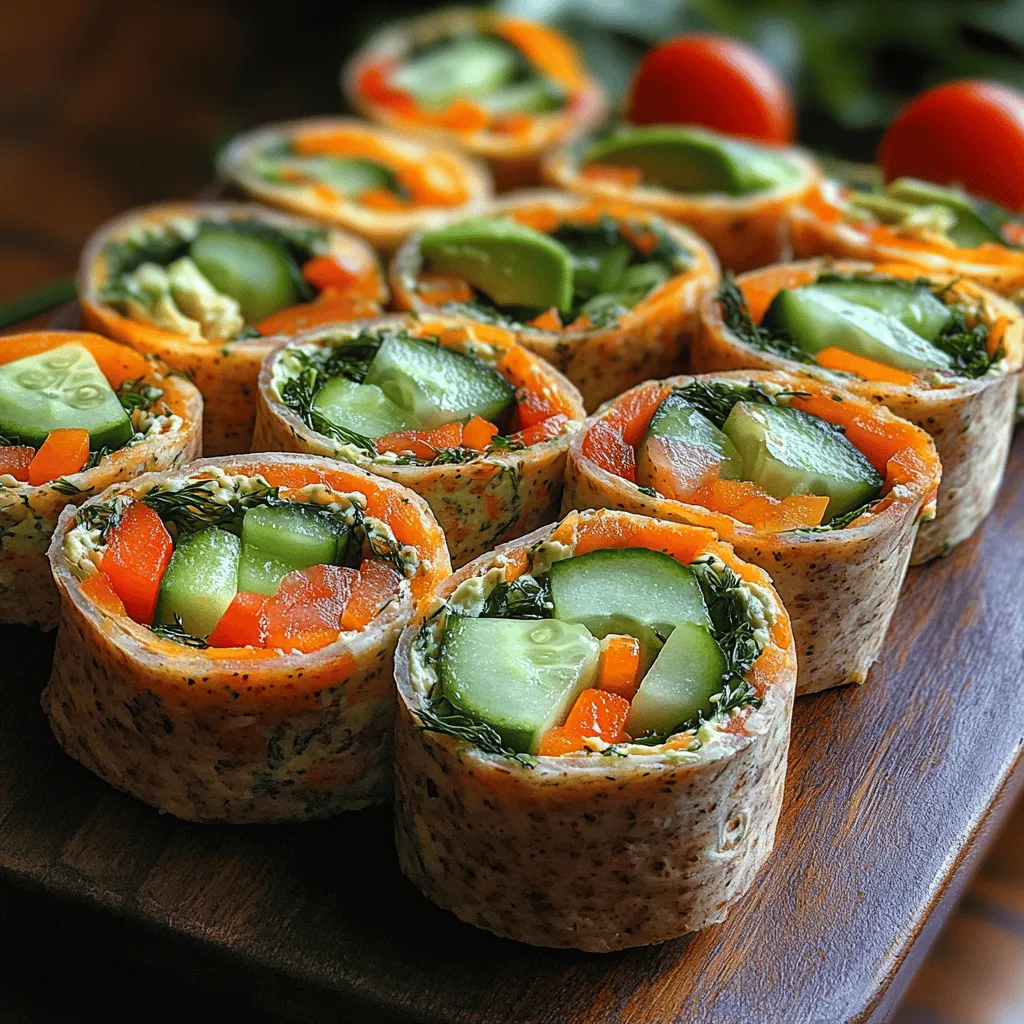 In the fast-paced world we live in today, fresh, healthy snacks have become essential for maintaining energy levels and promoting overall well-being. Whether you are looking for a quick bite between meals or a light dish to serve at gatherings, opting for vegetables is a great way to satisfy your hunger without compromising on nutrition. Among the myriad of snack options available, <strong>Chilled Garden Delight Roll-Ups</strong> stand out as an exceptionally refreshing, easy-to-make recipe that combines vibrant vegetables with creamy textures, making them perfect for any occasion.” /></p>
</p>
<h3>Rolling the Tortilla</h3>
</p>
<p>Once you have prepared your filling for the Chilled Garden Delight Roll-Ups, it’s time to put the finishing touches on this delightful appetizer by rolling the tortillas. Start with a soft tortilla of your choice—flour, whole wheat, or even spinach-based tortillas work wonderfully. Lay the tortilla flat on a clean cutting board or plate.</p>
</p>
<p>Place a generous amount of your filling mixture in the center of the tortilla, spreading it evenly but avoiding the edges to ensure the filling doesn’t ooze out during rolling. A good rule of thumb is to leave about an inch of space on all sides. To achieve a tight roll that keeps all your ingredients securely packed, you’ll want to follow a simple technique: start by folding the sides of the tortilla inward, then begin rolling from the bottom edge up towards the top, tucking the filling as you go. The tighter you roll, the more compact your roll-ups will be, preventing any spillage during slicing.</p>
</p>
<p>As you reach the end of the tortilla, use a little cream cheese or spread to seal the edge. This simple trick ensures the roll-up stays intact until served. For presentation, always place the roll seam-side down on the cutting board. This not only ensures that the roll holds its shape but also gives a neat appearance when you eventually slice them.</p>
</p>
<h3>Slicing and Serving</h3>
</p>
<p>Once your roll-ups are securely wrapped, it’s time to slice them into bite-sized pieces. Using a sharp knife, make clean, swift cuts to avoid squishing the roll-ups. Aim for slices that are approximately 1 to 1.5 inches wide. This size is perfect for snacking and allows guests to easily pop them in their mouths without any mess.</p>
</p>
<p>When arranging the sliced roll-ups on a platter, consider varying the placement for a visually appealing presentation. You might choose to stand them upright in a circular pattern or lay them flat but slightly overlapping, showcasing the colorful fillings. Adding some greenery—such as fresh herbs or leafy greens—around the roll-ups can enhance the dish’s aesthetic appeal and create a vibrant display that attracts the eye.</p>
</p>
<h3>Chilling and Garnishing</h3>
</p>
<p>Chilling your roll-ups before serving is a crucial step that elevates the overall taste and texture. After slicing, cover the platter with plastic wrap and refrigerate for at least 30 minutes. This allows the flavors to meld beautifully while ensuring the roll-ups are served cool and refreshing. The chilling process also helps the cream cheese or spread firm up, making them easier to eat.</p>
</p>
<p>To add a touch of color and extra flavor, garnish your roll-ups with halved cherry tomatoes. They not only look appealing but also provide a juicy bite that complements the creamy filling. When selecting cherry tomatoes, opt for vibrant red or yellow ones, as they will enhance the visual appeal of your platter. To prepare the tomatoes, simply wash them thoroughly and slice them in half, ready to add a burst of freshness to your presentation.</p>
</p>
<h3>Nutritional Information</h3>
</p>
<p>As you indulge in these Chilled Garden Delight Roll-Ups, it’s essential to consider their nutritional benefits. Each serving (approximately 2-3 roll-ups) contains approximately:</p>
</p>
<p>– Calories: 150-200</p>
<p>– Protein: 5-7g</p>
<p>– Carbohydrates: 20-25g</p>
<p>– Fat: 5-7g</p>
<p>– Fiber: 2-3g</p>
<p>– Vitamins: A, C, and K from the fresh vegetables</p>
</p>
<p>These roll-ups are not only delicious but also a nutritious option that fits well into a balanced diet. The fresh vegetables provide essential vitamins and minerals, while the cream cheese offers a source of protein and fat. The fiber from the vegetables contributes to digestive health, making these roll-ups an excellent choice for those looking to maintain a healthy lifestyle.</p>
</p>
<h3>Serving Suggestions and Pairings</h3>
</p>
<p>Chilled Garden Delight Roll-Ups are incredibly versatile and perfect for various occasions. Whether you’re hosting a summer barbecue, preparing a snack for movie night, or serving appetizers at a family gathering, these roll-ups fit seamlessly into any event.</p>
</p>
<p>Consider pairing them with a selection of dips like hummus or tzatziki for an extra layer of flavor. Both dips complement the fresh vegetables beautifully and make for a satisfying combination. For a refreshing beverage, freshly squeezed juices, iced tea, or sparkling water with lemon can enhance the lightness of the roll-ups.</p>
</p>
<p>Additionally, you can serve these roll-ups as part of a light lunch alongside a simple salad or a bowl of soup. Their refreshing taste makes them an ideal choice for warm days when you want something light yet filling.</p>
</p>
<h3>Conclusion</h3>
</p>
<p>The Chilled Garden Delight Roll-Ups stand out as a versatile and nutritious option for anyone looking to enjoy fresh, healthy snacks that are easy to prepare and delicious to eat. With their colorful fillings and refreshing taste, they can be tailored to suit your preferences, inviting you to experiment with different ingredients and flavors.</p>
</p>
<p>Try incorporating other vegetables, such as bell peppers or shredded carrots, or even add proteins like grilled chicken or smoked salmon for a heartier version. The possibilities are endless, allowing you to create a unique roll-up that reflects your personal taste.</p>
</p>
<p>In a world where convenience and health are paramount, these roll-ups serve as the perfect solution for quick snacks, party appetizers, or light lunches. Enjoy the delightful experience of preparing and sharing these garden-fresh roll-ups with family and friends, knowing that they are nourishing both your body and your palate.</p>
</div>
