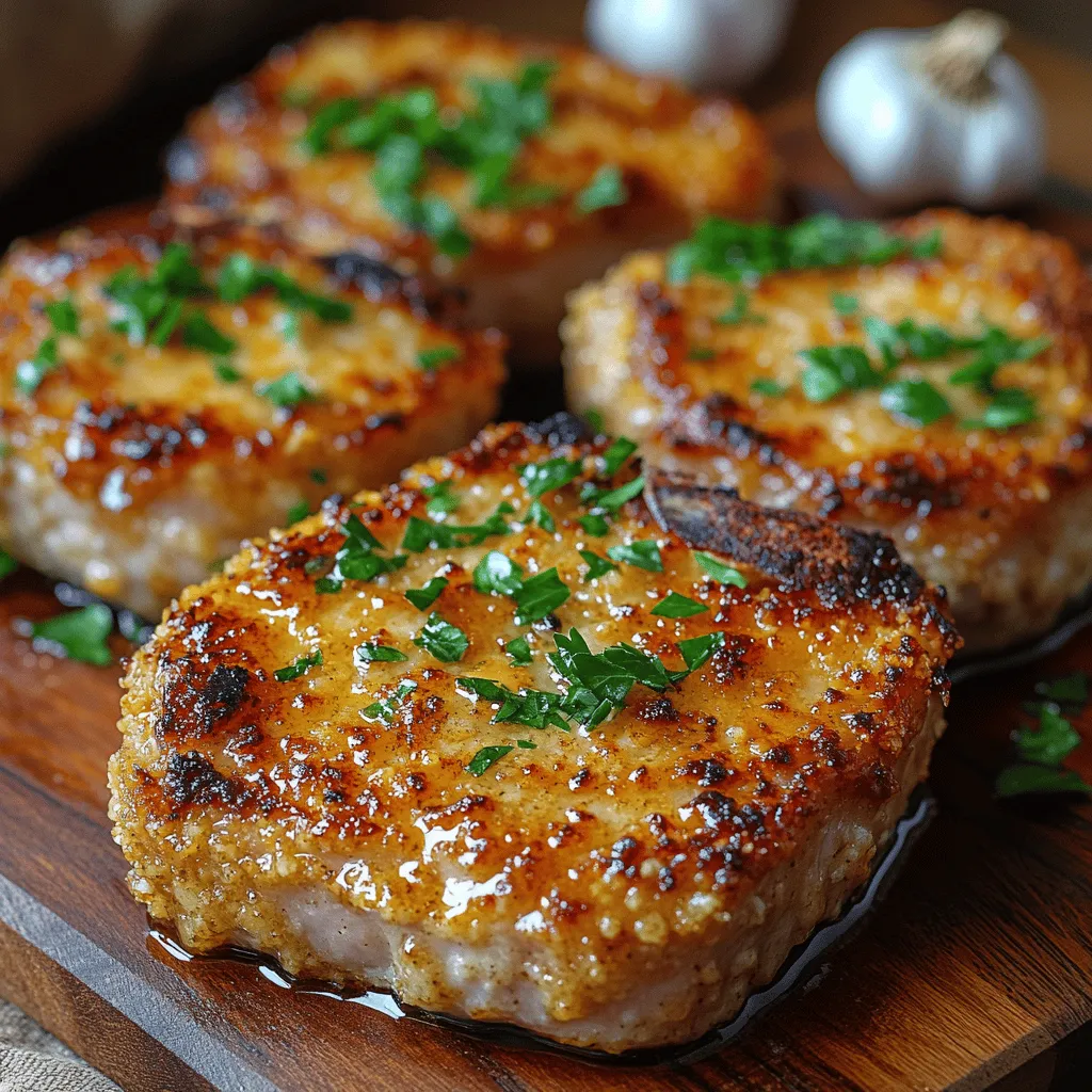 Every great recipe starts with quality ingredients, and Garlic Parmesan Crusted Pork Chops are no exception. Each component plays a crucial role in not only flavor but also the overall texture and presentation of the dish. Let’s take a closer look at the essential ingredients that come together to create this culinary delight.