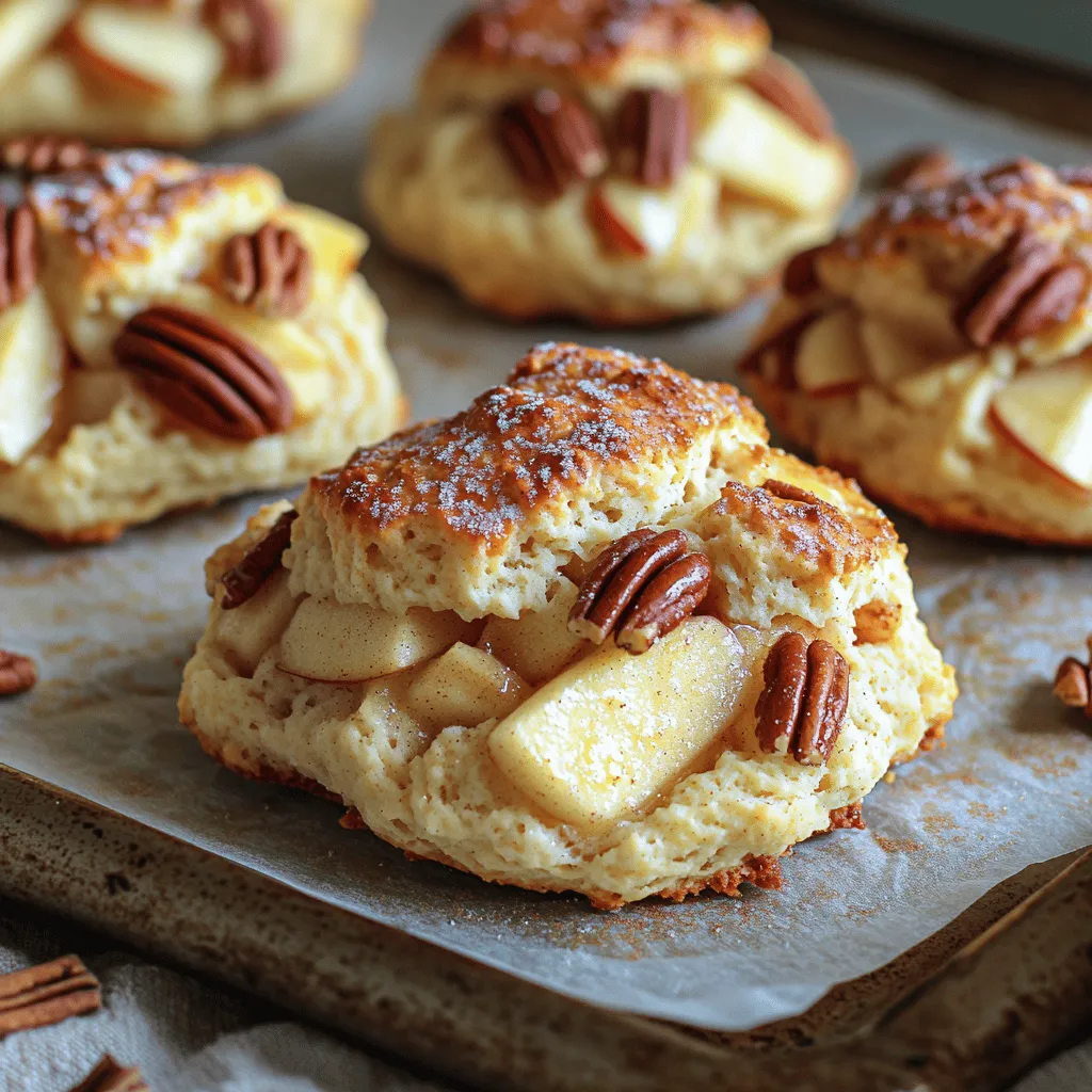 Welcome to the delightful world of baking! Today, we’re excited to share our recipe for Crispy Apple Pie Scones, a scrumptious treat that perfectly marries the cozy, comforting flavors of apple pie with the light, flaky texture of traditional scones. These scones are not just a treat for the taste buds; they are a feast for the senses, making them an excellent choice for breakfast, brunch, or even an afternoon snack with a cup of tea or coffee.