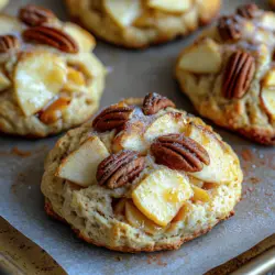 Welcome to the delightful world of baking! Today, we’re excited to share our recipe for Crispy Apple Pie Scones, a scrumptious treat that perfectly marries the cozy, comforting flavors of apple pie with the light, flaky texture of traditional scones. These scones are not just a treat for the taste buds; they are a feast for the senses, making them an excellent choice for breakfast, brunch, or even an afternoon snack with a cup of tea or coffee.