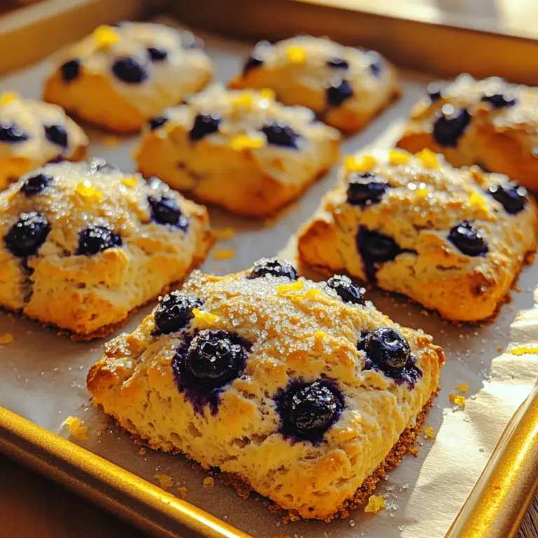 Scones have carved a special niche in the world of baking, celebrated for their delightful texture and versatility. Originating from the British Isles, these baked goods are often associated with afternoon tea, but they have gained popularity across cultures and continents, finding their way into breakfast tables and brunch menus alike. Among the myriad of scone varieties, blueberry lemon scones stand out for their vibrant flavor profile, combining the sweetness of juicy blueberries with the refreshing zest of lemon. This perfect union not only tantalizes the taste buds but also brings a burst of color to any spread.