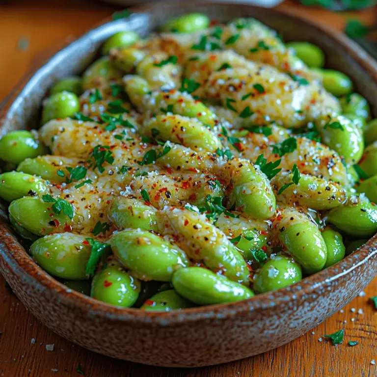 In the world of healthy snacking, few options are as nutritious and satisfying as edamame. These vibrant green soybeans, often seen in Japanese cuisine, are not only delicious but also packed with essential nutrients. Whether you're looking for a snack to curb your hunger between meals or a flavorful appetizer to impress guests, Parmesan Garlic Edamame is a fantastic choice. This dish elevates the humble edamame with a delightful combination of rich Parmesan cheese and aromatic garlic, creating a flavor profile that is both savory and satisfying.