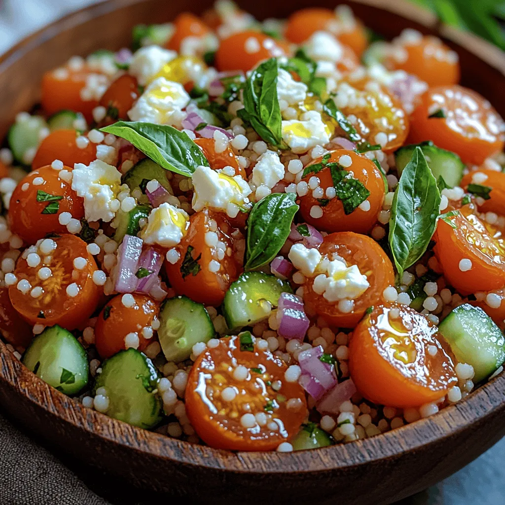 The Mediterranean diet has long been celebrated for its delicious flavors and numerous health benefits. With a focus on whole foods, fresh vegetables, healthy fats, and lean proteins, this dietary approach promotes heart health, weight management, and overall well-being. One dish that embodies the essence of the Mediterranean diet is the Mediterranean Tomato Basil Couscous Salad. This vibrant and refreshing salad not only delights the palate but also offers a myriad of nutritional benefits, making it an ideal choice for any occasion—from casual weeknight dinners to festive gatherings.