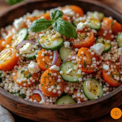 The Mediterranean diet has long been celebrated for its delicious flavors and numerous health benefits. With a focus on whole foods, fresh vegetables, healthy fats, and lean proteins, this dietary approach promotes heart health, weight management, and overall well-being. One dish that embodies the essence of the Mediterranean diet is the Mediterranean Tomato Basil Couscous Salad. This vibrant and refreshing salad not only delights the palate but also offers a myriad of nutritional benefits, making it an ideal choice for any occasion—from casual weeknight dinners to festive gatherings.