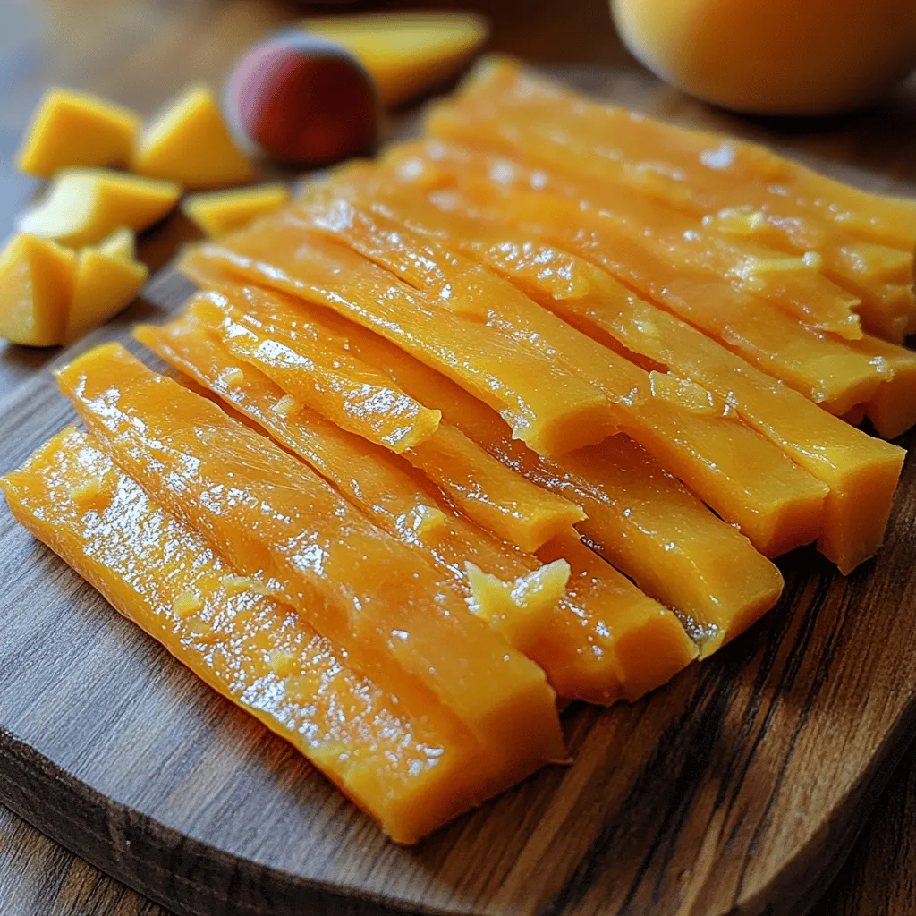 In the world of healthy snacks, fruit leather stands out as a delightful, chewy treat that captures the essence of fresh fruit. This Tropical Bliss Mango Peach Fruit Leather is not just about indulging your sweet tooth; it’s a nutritious alternative to store-bought snacks that often contain preservatives and artificial flavors. Making your own fruit leather at home allows you to control the ingredients, ensuring that every bite is packed with the vibrant flavors of ripe mangoes and juicy peaches.