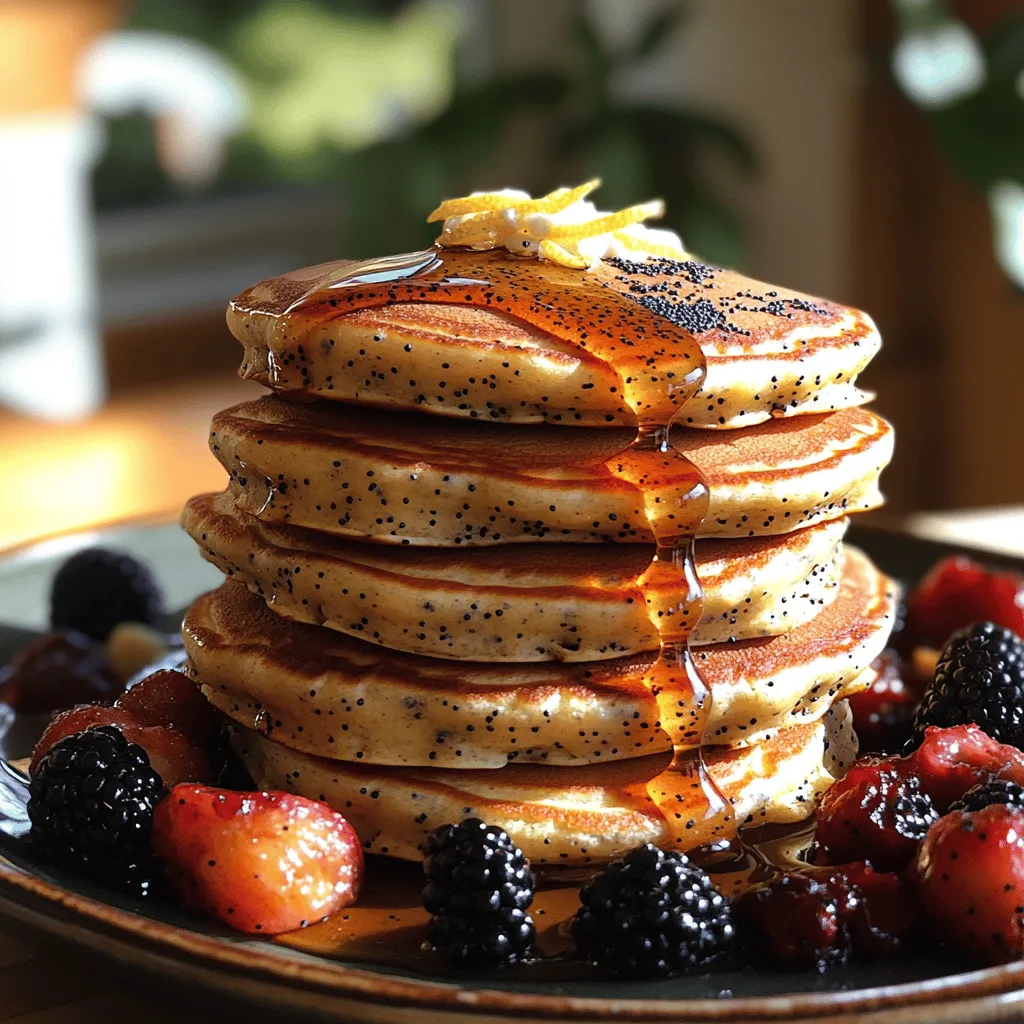Pancakes have long held a cherished place in breakfast traditions around the world, celebrated for their fluffy texture and versatility. They can be sweet or savory, served plain or lavishly adorned with toppings. However, if you’re searching for a breakfast delight that stands out from the ordinary, look no further than Zesty Lemon Poppy Seed Pancakes. This delightful twist on the classic pancake recipe incorporates the bright, refreshing flavor of lemon and the subtle crunch of poppy seeds, transforming your morning meal into a vibrant culinary experience.