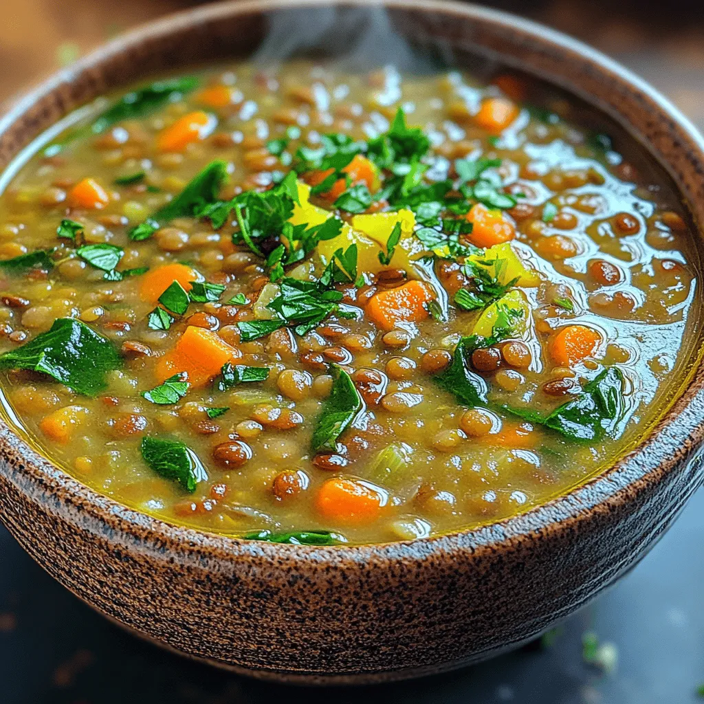 Before diving into the recipe, it's essential to appreciate the powerhouse ingredients that make this soup not just delicious but also a nourishing choice. Lentils are a fantastic source of plant-based protein, rich in fiber, and low in fat. They help stabilize blood sugar levels, promote digestive health, and are packed with essential nutrients like iron, folate, and potassium. This makes them an excellent staple for vegetarians, vegans, or anyone looking to incorporate more wholesome foods into their diet.