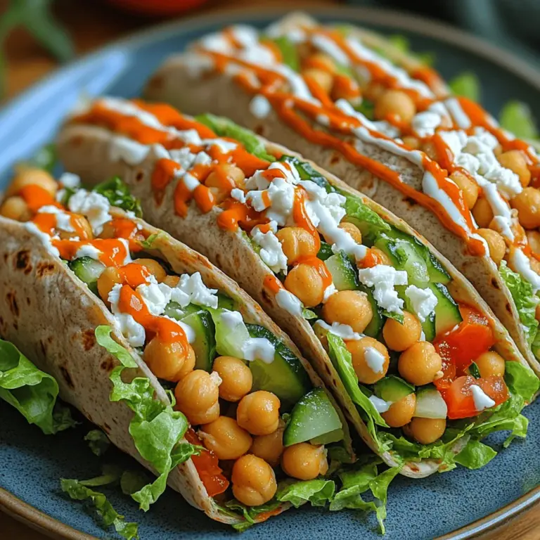 In recent years, plant-based meals have surged in popularity, transforming the way we think about food. More than just a trend, the shift towards vegetarian and vegan diets is driven by health consciousness, environmental concerns, and a desire for more sustainable eating habits. As a result, recipes that cater to these preferences are not only in demand but also evolving to reflect diverse tastes and culinary creativity. Among these, Buffalo Chickpea Wraps stand out as a delicious, easy, and healthy option that satisfies both cravings and nutritional goals.