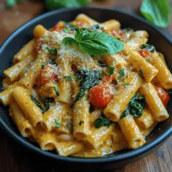 Creamy Tuscan White Bean Pasta Recipe