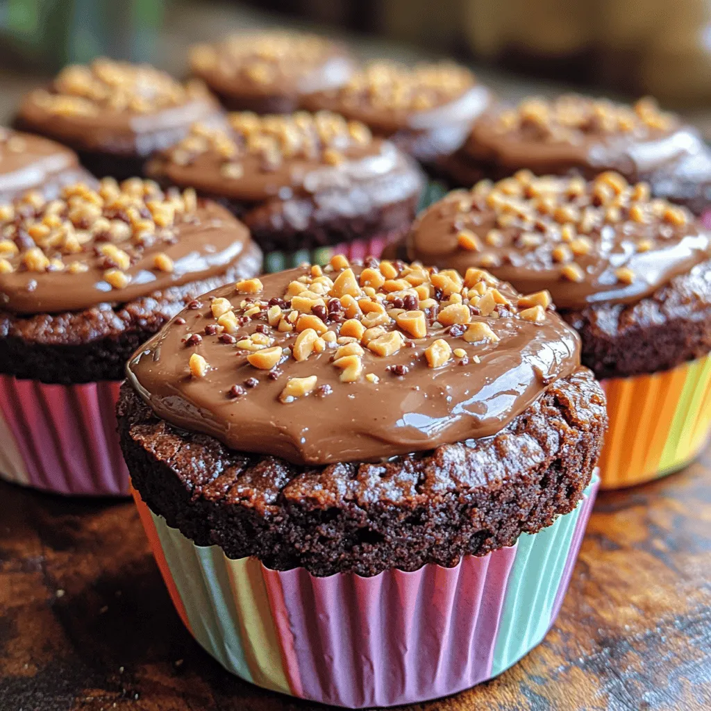 To truly elevate your Decadent Peanut Butter Brownie Cups, thoughtful presentation and complementary sides can enhance both the visual appeal and the overall dining experience. Here are some ideas for serving your delightful dessert: