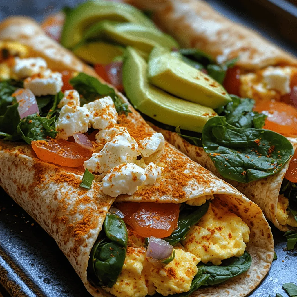 In the bustling world of breakfast options, the Crispy Feta Egg Breakfast Wrap stands out as a deliciously satisfying and nutritious choice. This recipe combines the creamy tanginess of feta cheese with fluffy scrambled eggs and a medley of vibrant vegetables, all wrapped in a wholesome whole wheat tortilla. For those seeking a quick yet nourishing morning meal, this wrap checks all the boxes: it's easy to prepare, packed with flavor, and offers a delightful crunch that elevates your breakfast experience.