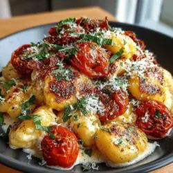 Creamy Basil Gnocchi with Roasted Tomatoes: A Culinary Delight