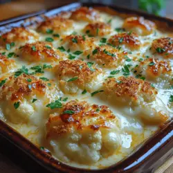Cheesy Delights: Creamy Cauliflower Cheese Bake