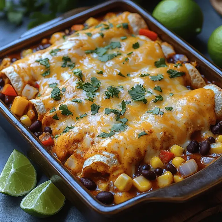 Tex-Mex cuisine is a vibrant and exciting fusion that marries the rich traditions of Mexican culinary practices with the robust flavors and ingredients found in American cooking. This delightful blend results in dishes that are not only flavorful but also comforting and satisfying. One standout recipe that embodies this culinary tradition is the Tex-Mex Chicken Enchilada Bake. This dish is a family favorite, offering a perfect balance of warmth, flavor, and ease of preparation, making it an ideal choice for both casual weeknight dinners and festive gatherings.