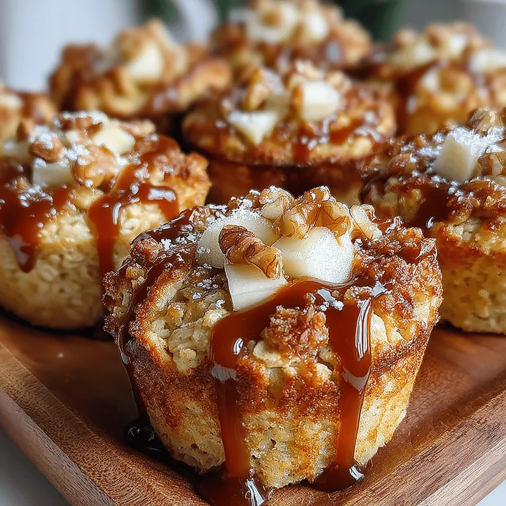 Delight in the comforting combination of sweet caramel and tart apples with our Caramel Apple Baked Oatmeal Cups. This recipe encapsulates the essence of autumn, merging the delicious flavors of caramel and fresh apples into a wholesome breakfast or snack option. Perfectly portioned into individual servings, these oatmeal cups are not only satisfying but also nutritious, making them an ideal choice for busy mornings or cozy brunches with family and friends.