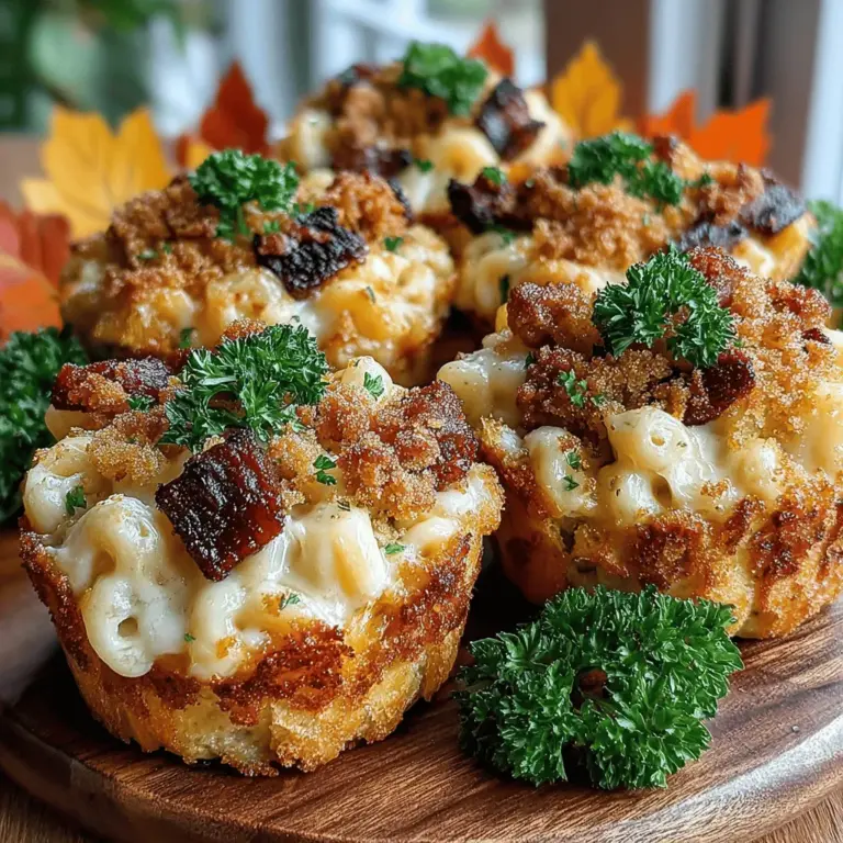 Are you ready to elevate your snacking experience? The Savory Butternut Bacon Mac Bites are the perfect blend of comfort and sophistication, ideal for a cozy night in or a lively gathering with friends. These delightful bites combine the rich, savory goodness of crispy bacon, the creaminess of melted cheese, and the subtle sweetness of roasted butternut squash, creating a flavor profile that tantalizes the taste buds. Whether you're looking for a unique appetizer, a crowd-pleasing party snack, or simply a delicious treat to enjoy while binge-watching your favorite series, these mac bites will surely impress.