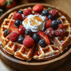 In our fast-paced world, breakfast often becomes a neglected meal, overshadowed by the hustle of daily routines. However, the importance of starting the day with a healthy meal cannot be overstated. A balanced breakfast not only fuels your body but also sets the tone for the rest of your day. As more people look to incorporate healthier options into their morning routines, recipes that combine taste with nutrition are becoming increasingly popular. One such delightful option is the Berrylicious Protein Power Waffles, a breakfast that promises to satisfy both your taste buds and your nutritional needs.