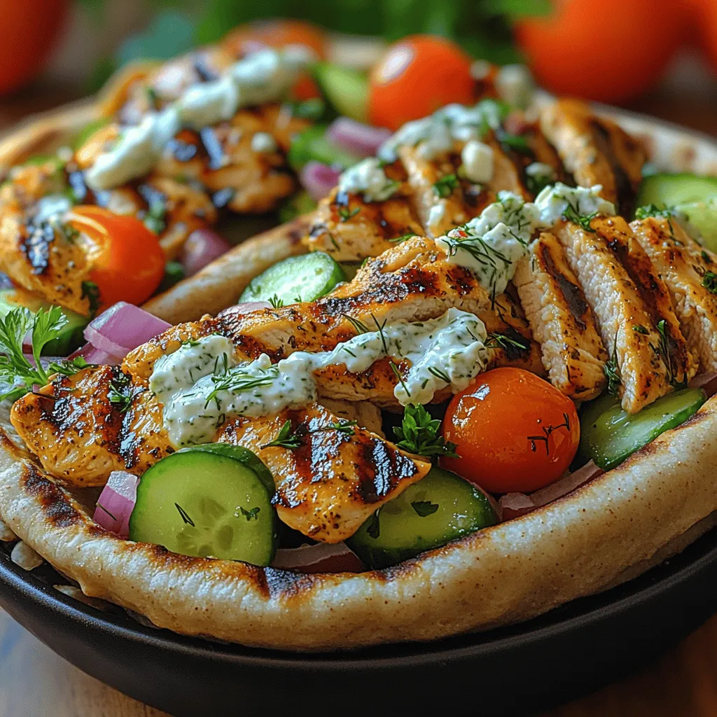 Mediterranean cuisine is renowned for its vibrant flavors, fresh ingredients, and healthy options. Among the many culinary treasures from this region, Greek dishes stand out for their rich history and versatility. One such dish that perfectly encapsulates these qualities is the Zesty Greek Chicken Pita Pockets. This recipe not only highlights the delightful flavors of Greece but also offers a fresh and nutritious option for lunch or dinner. With its ease of preparation and satisfying nature, the Zesty Greek Chicken Pita Pockets are ideal for anyone looking to enjoy a meal that caters to both taste and health.