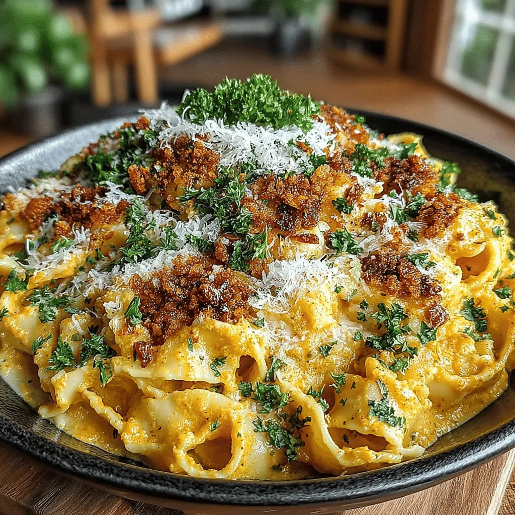 As the leaves turn and the air becomes crisp, autumn invites us to indulge in its rich and cozy flavors. One dish that perfectly encapsulates this seasonal spirit is Creamy Garlic Parmesan Pumpkin Pasta. This delightful recipe marries the smooth, velvety texture of heavy cream and the sharp, nutty notes of Parmesan cheese with the gentle sweetness of pumpkin puree. The result is a comforting meal that is not only satisfying but also celebrates the essence of fall.