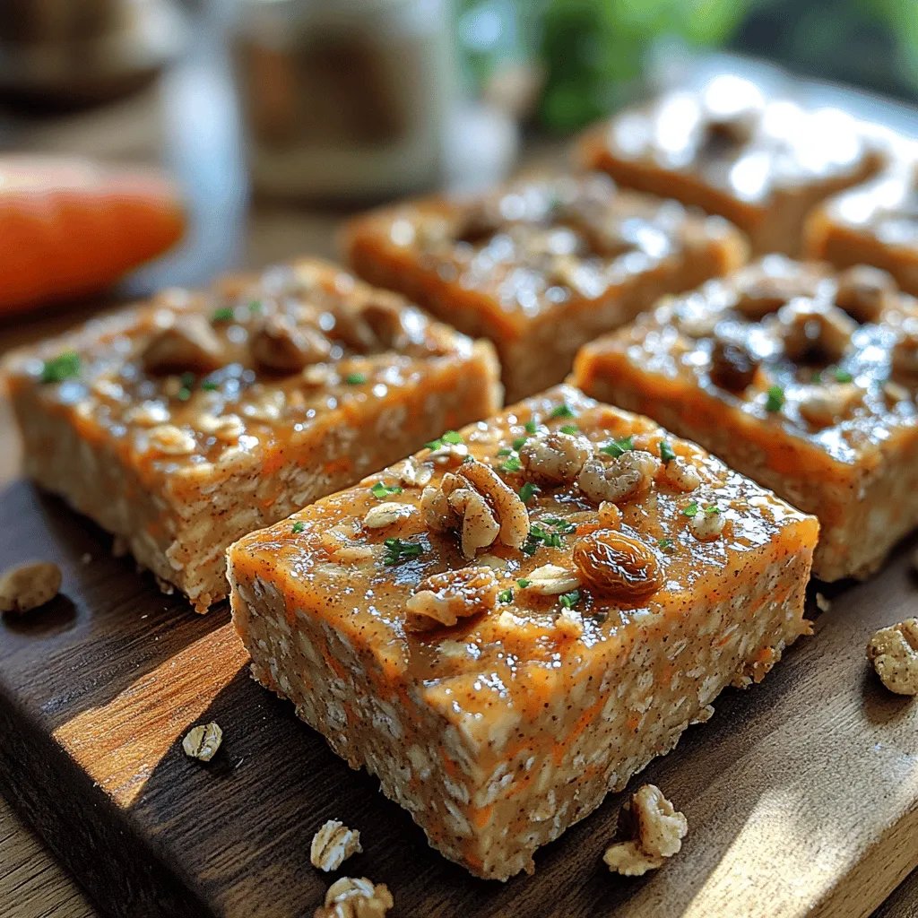 In our fast-paced lives, finding healthy snacks that satisfy cravings without compromising nutrition can be a challenge. Enter the Crunchy Carrot Oat Bliss Bars—an innovative, wholesome treat that combines the natural sweetness of carrots with the heartiness of oats. These bars are not only delicious but also packed with nutrients, making them an ideal choice for anyone looking to indulge guilt-free. Whether you need a quick breakfast on the go, a midday pick-me-up, or a post-workout boost, these bliss bars deliver on taste and health.
