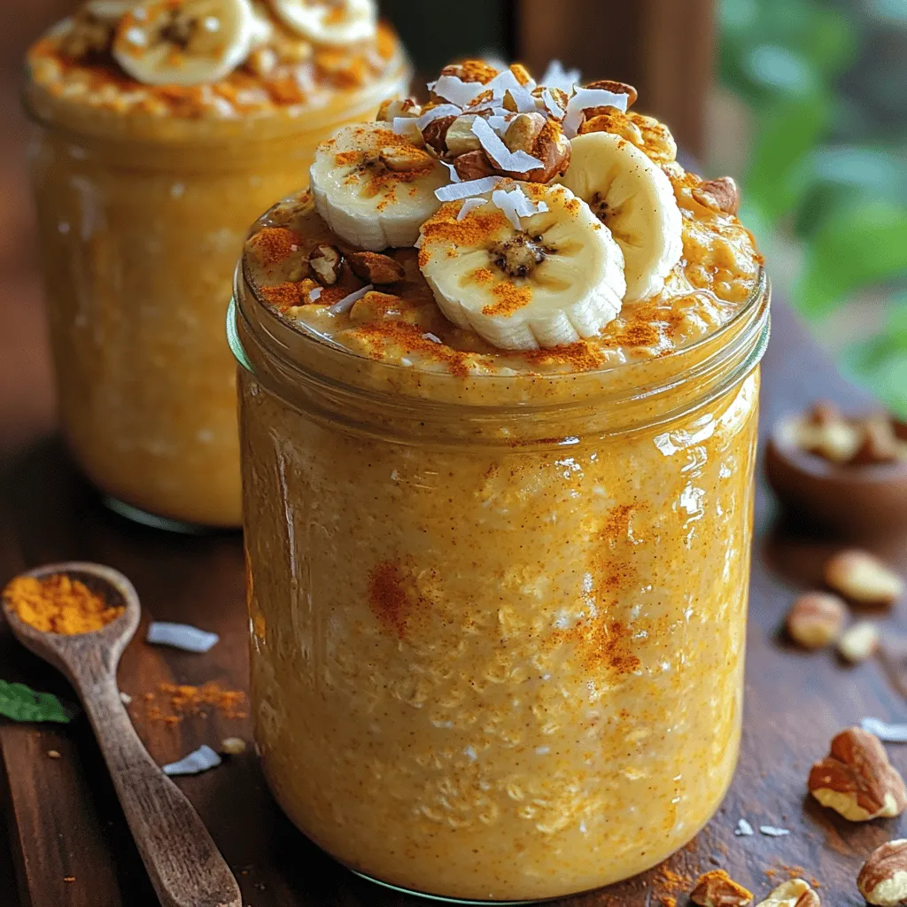 In the realm of nourishing breakfast options, few dishes shine as brightly as Golden Turmeric Latte Overnight Oats. This vibrant and wholesome recipe has gained popularity for its delightful blend of flavors and health benefits, making it an ideal choice for those seeking a nutritious start to their day. Overnight oats have become a staple among busy individuals, offering convenience without compromising on taste or nutrition. Combining the creamy goodness of oats with the health-promoting properties of turmeric, this dish not only pleases the palate but also serves as a powerful ally for wellness.