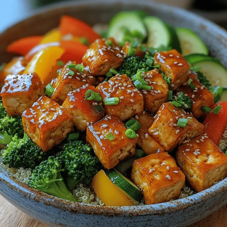 Stir-frying is a culinary technique that has gained immense popularity for its versatility and efficiency in the kitchen. Originating from Asia, this method allows for quick cooking while preserving the vibrancy and nutrients of the ingredients. Whether you're whipping up a weeknight dinner or planning a meal prep session, stir-frying offers a delightful way to combine various vegetables and proteins into a cohesive, flavorful dish. Among the myriad of ingredients that can be used, tofu stands out as a particularly nutritious option, making it the perfect star for our Crispy Tofu Stir-Fry Bowl.